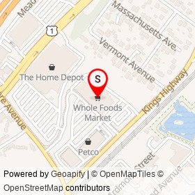 Whole Foods Market on Grasmere Avenue, Fairfield Connecticut - location map