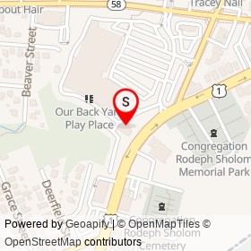 Rose and Sophia Nails on Kings Highway East, Fairfield Connecticut - location map
