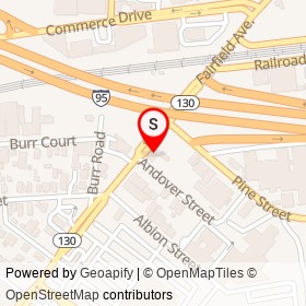 Ernies's Delicatessen on Fairfield Avenue, Bridgeport Connecticut - location map