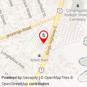 Carpet King on Kings Highway East, Fairfield Connecticut - location map