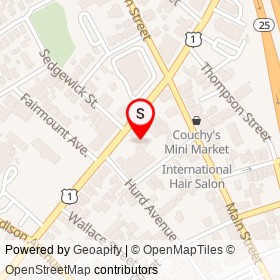 AAMCO Transmission Specialists on North Avenue, Bridgeport Connecticut - location map