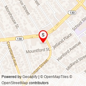 UHaul Rentals on Gilman Street, Bridgeport Connecticut - location map