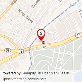 BP on North Avenue, Bridgeport Connecticut - location map