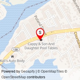 Jimmy O's bait and tackle on Fairfield Avenue, Bridgeport Connecticut - location map
