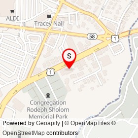 Nail's by Salina on Kings Highway East, Fairfield Connecticut - location map