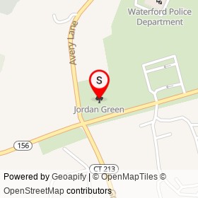 Jordan Green on , Waterford Connecticut - location map