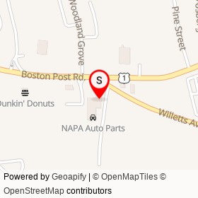 City Tire Waterford on Boston Post Road, Waterford Connecticut - location map