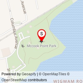 Mccook Point Park on , Niantic Connecticut - location map