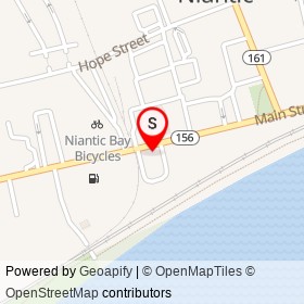 Big A Auto Parts on Main Street, Niantic Connecticut - location map