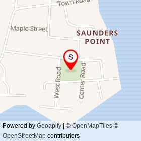 Saunders Point on , East Lyme Connecticut - location map