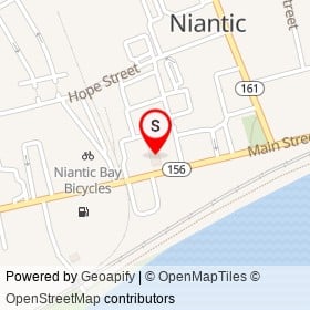 Niantic Cinema on Main Street, Niantic Connecticut - location map
