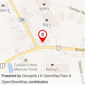 Dunkin' Donuts on Boston Post Road, Old Saybrook Connecticut - location map