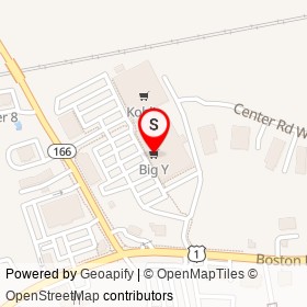 Big Y on Center Rd West, Old Saybrook Connecticut - location map