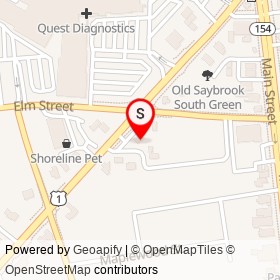 Dunkin' Donuts on Pond Road, Old Saybrook Connecticut - location map