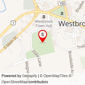 Ted Lane Field on , Westbrook Connecticut - location map