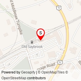Pizza Works on North Main Street, Old Saybrook Connecticut - location map
