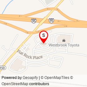 Denny's on Flat Rock Place, Westbrook Connecticut - location map