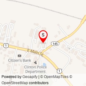 Clinton Motel on Old Post Road, Clinton Connecticut - location map