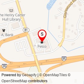 Petco on Glenwood Road, Clinton Connecticut - location map