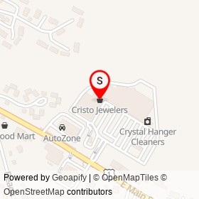 Cristo Jewelers on East Main Street, Clinton Connecticut - location map