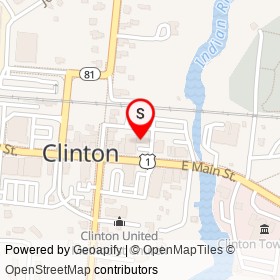 Clinton Pizza on East Main Street, Clinton Connecticut - location map
