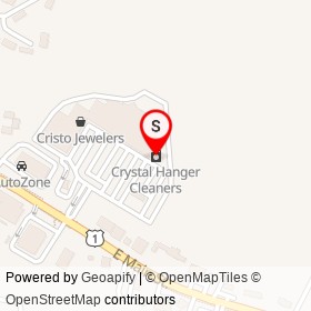Crystal Hanger Cleaners on East Main Street, Clinton Connecticut - location map