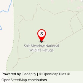 Salt Meadow National Wildlife Refuge on , Westbrook Connecticut - location map