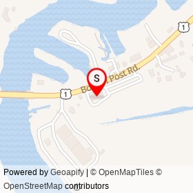 The Deck on Boston Post Road, Westbrook Connecticut - location map