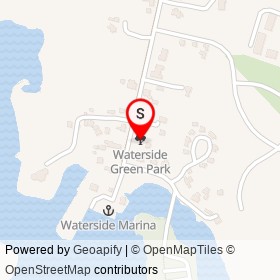 Waterside Green Park on , Clinton Connecticut - location map