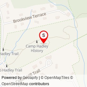 CCC Camp on Copse Hill Trail, Madison Connecticut - location map