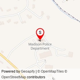 Madison Police Department on Campus Drive, Madison Connecticut - location map