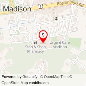 Stop & Shop on Samson Rock Drive, Madison Connecticut - location map