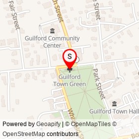 Guilford Town Green on , Guilford Connecticut - location map