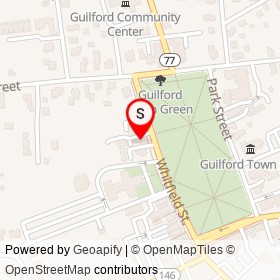 Mix Design Store on Whitfield Street, Guilford Connecticut - location map