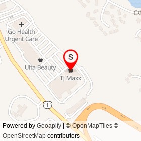 TJ Maxx on Boston Post Road, Guilford Connecticut - location map