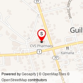 CVS Pharmacy on Boston Post Road, Guilford Connecticut - location map