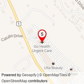 Go Health Urgent Care on Boston Post Road, Guilford Connecticut - location map