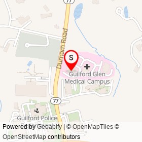 Gary J. Price MD, PC on Durham Road, Guilford Connecticut - location map