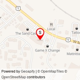 Da' Carmine Pizzeria & Restaurant on West Main Street, Branford Connecticut - location map