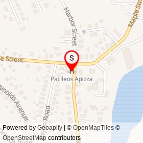 Pacileos Apizza on Harbor Street, Branford Connecticut - location map