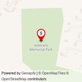 Veterans Memorial Park on , Branford Connecticut - location map