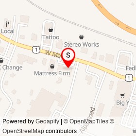 A-1 Cleaners on West Main Street, Branford Connecticut - location map