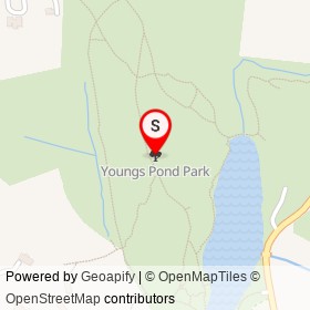 Youngs Pond Park on , Branford Connecticut - location map