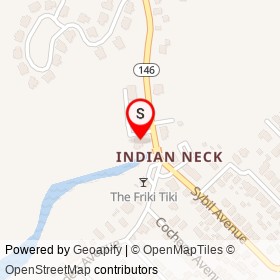 Lenny's Indian Head Inn on South Montowese Street, Branford Connecticut - location map
