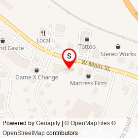 TK Nails on West Main Street, Branford Connecticut - location map
