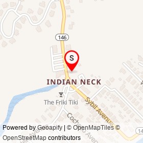 Indian Neck Pizza on South Montowese Street, Branford Connecticut - location map