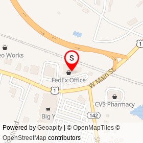 Pier 1 Imports on West Main Street, Branford Connecticut - location map