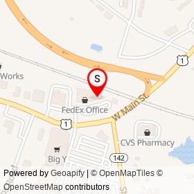 Tommy's Tanning on West Main Street, Branford Connecticut - location map