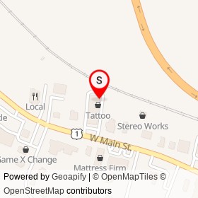Supreme Auto Body on West Main Street, Branford Connecticut - location map