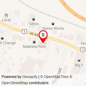 Simply Nail & Spa on West Main Street, Branford Connecticut - location map